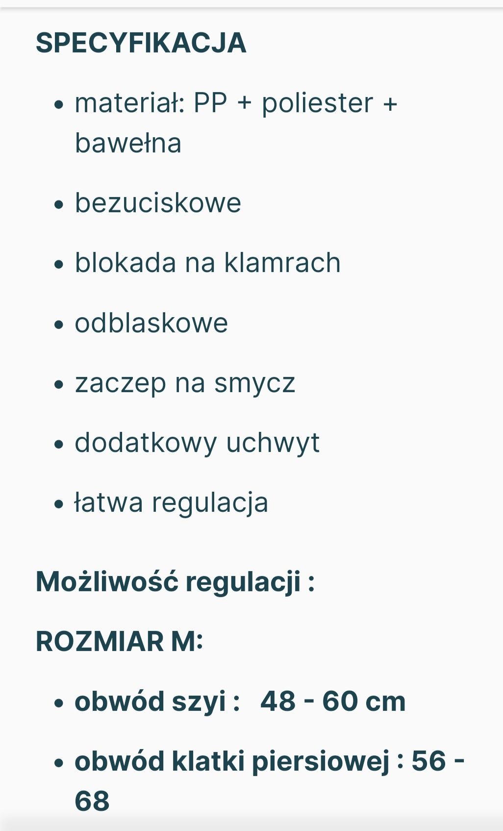 Nowe szelki dla psa
