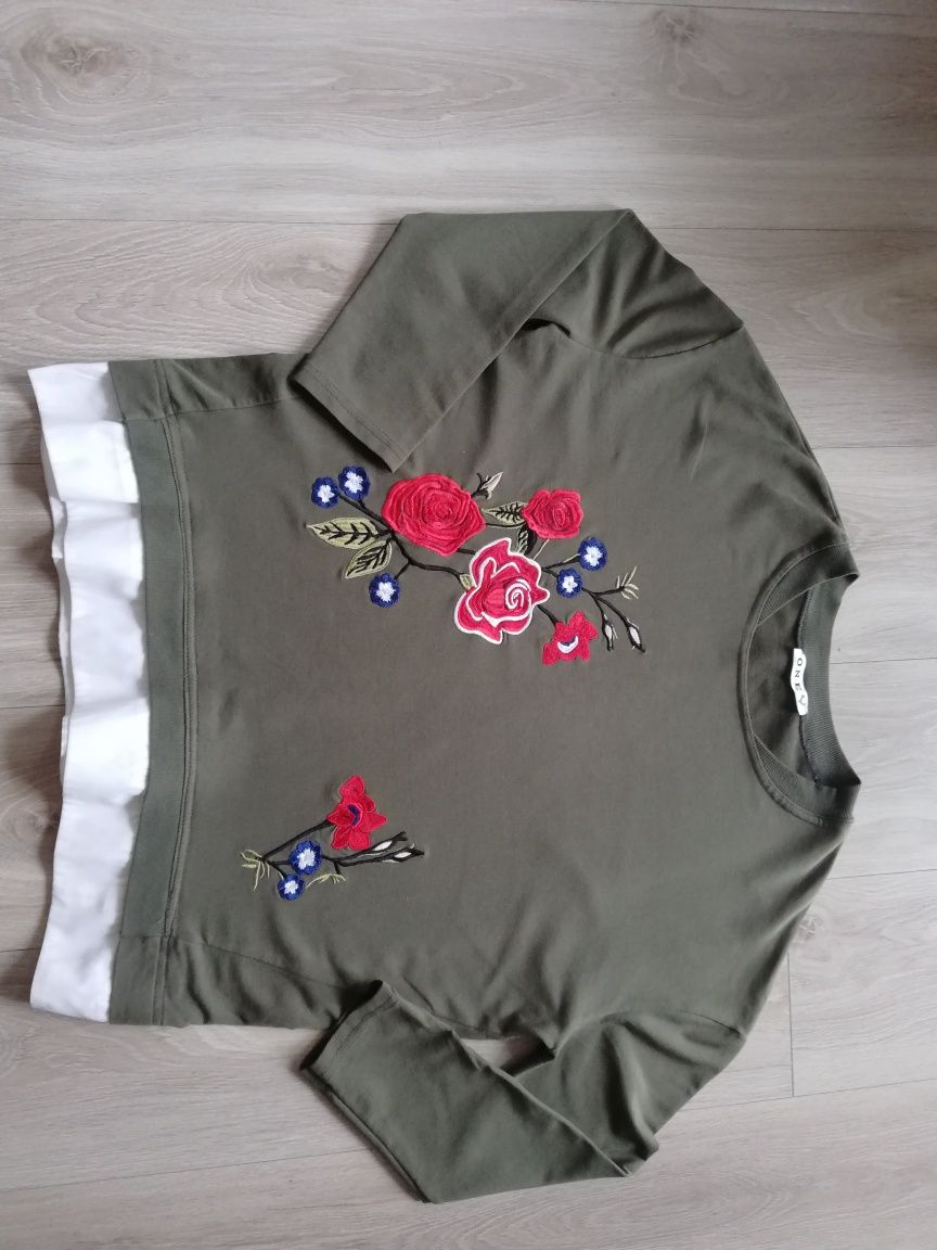 Bluza M butelkowy kolor