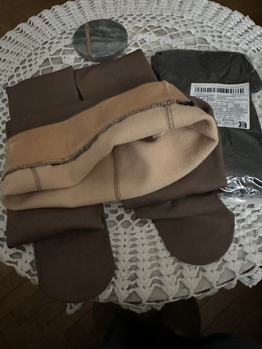 Теплі жіночі термоколготи на флісовій підкладці, ефект тонких колгот