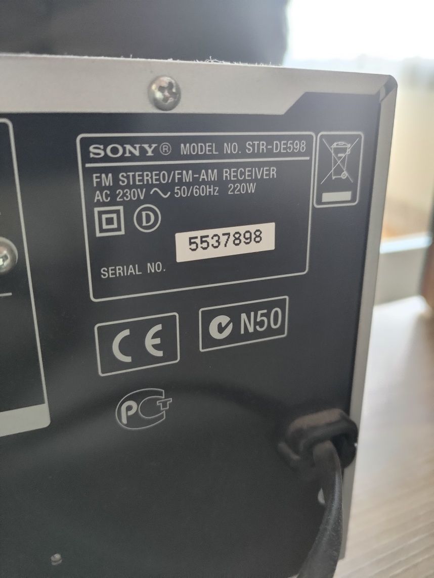 Amplituner Sony + 2x Kolumna Głośnik Monitor Audio