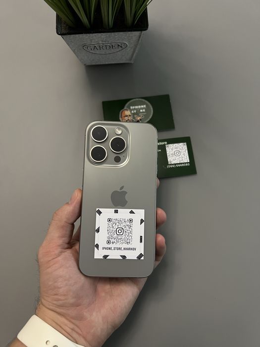 iPhone 15 Pro,256GB,Natural!!!Neverlock!Гарантия!Магазин