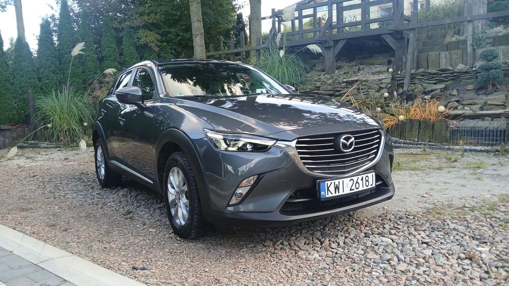 Mazda CX-3 Piękna jedyna mazda cx3 2.0 benzyna 4x4 serwis full wersja