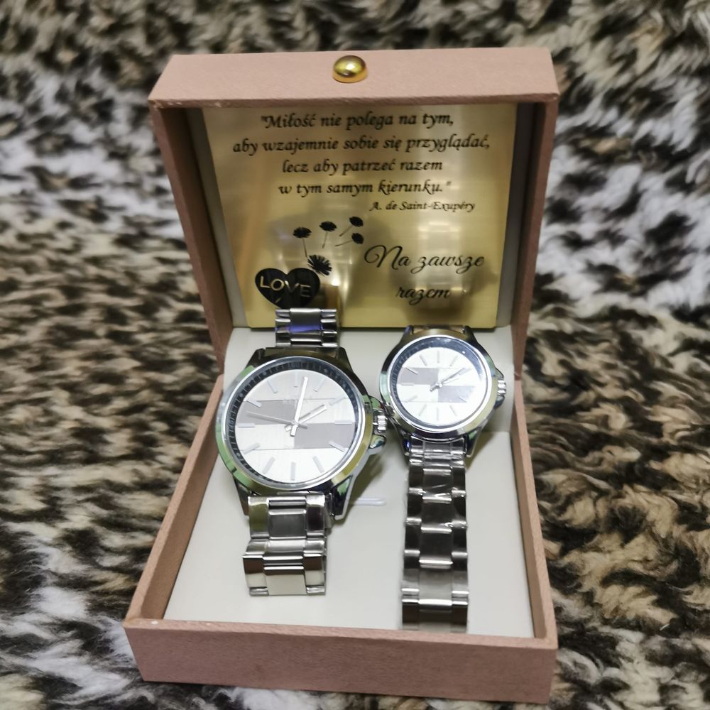 Komplet zegarków westfalia niemieckie nowe idealnie na walentynki