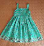Vestido de verão, 100% algodão