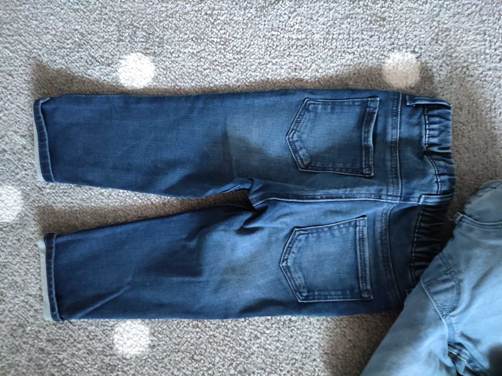 NOWE Z METKĄ H&M straight fit elastyczne dwupak jeansy 86