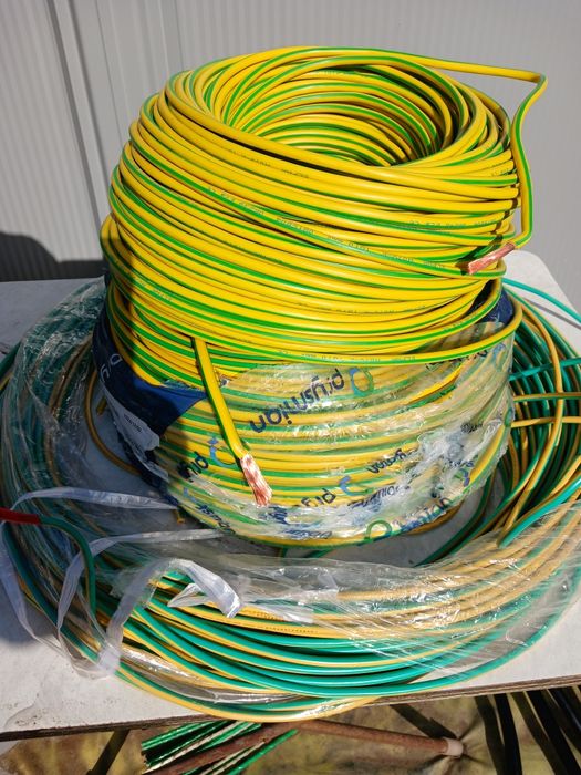 ПВ-3 6.0 10 16 заземления  провода медные желто-зеленые