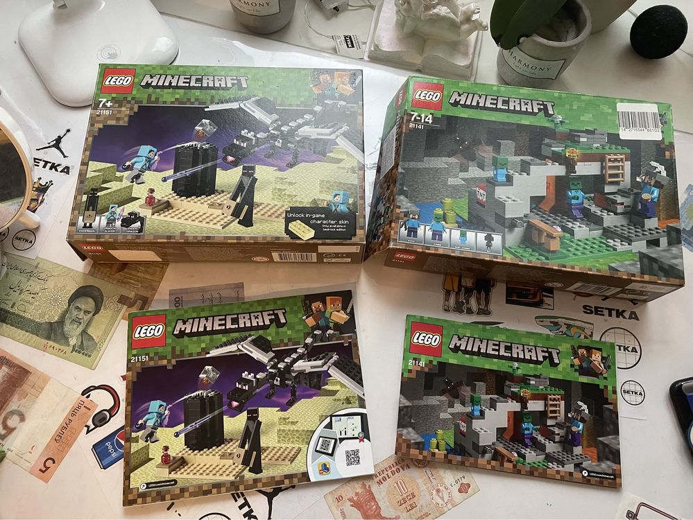 Lego Minecraft Пещера зомби