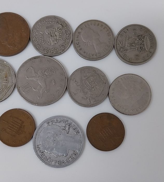 Lote de 14 moedas vários países