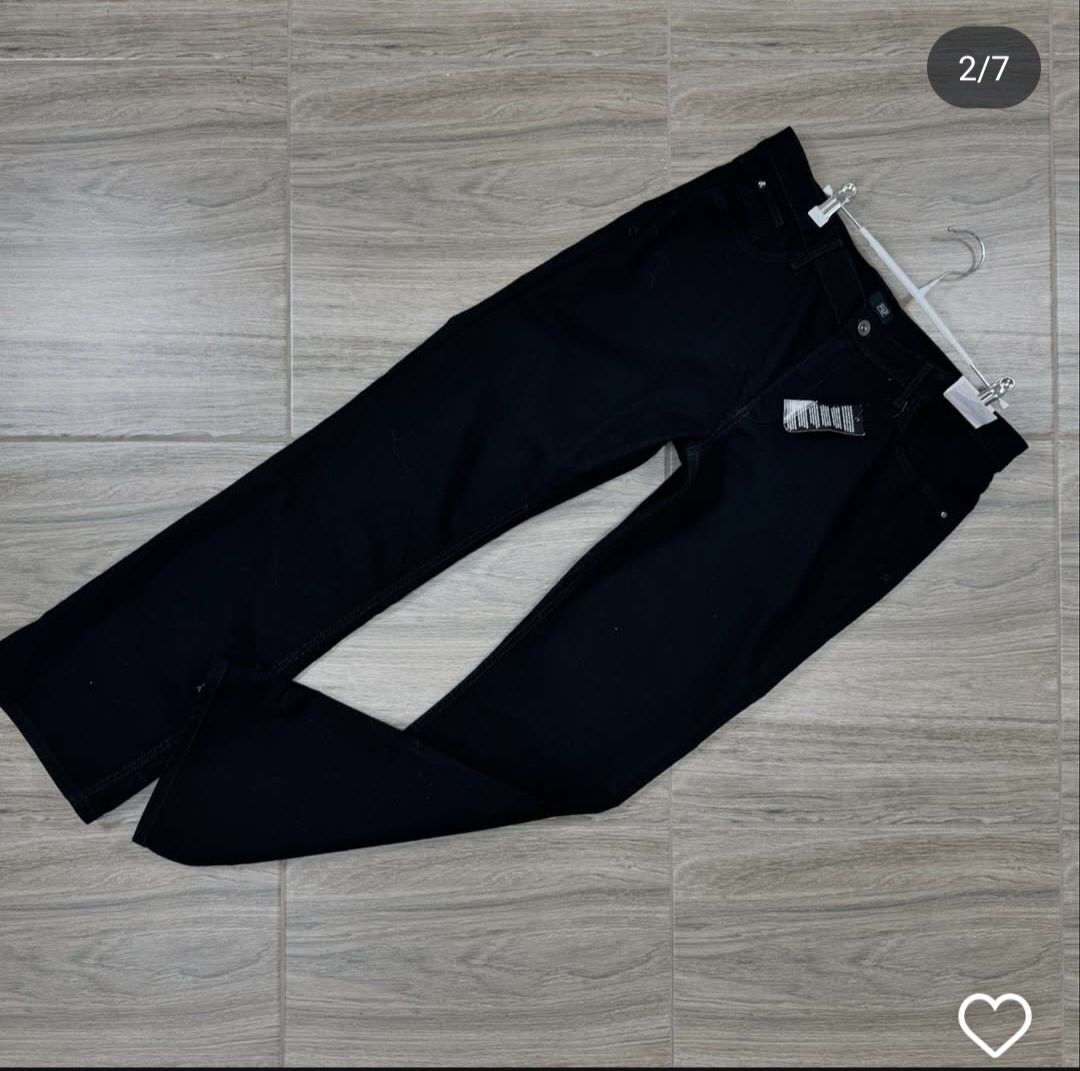 Джинси bootcut чорні