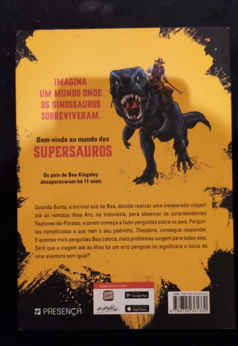 Livro "O Mundo dos Supersauros" Editorial Presença, 2017.
