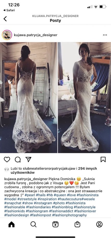 Suknia ślubna - Patrycja Kujawa