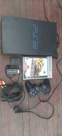 Konsola PS2+Memory Card 8MB+Pad+gra