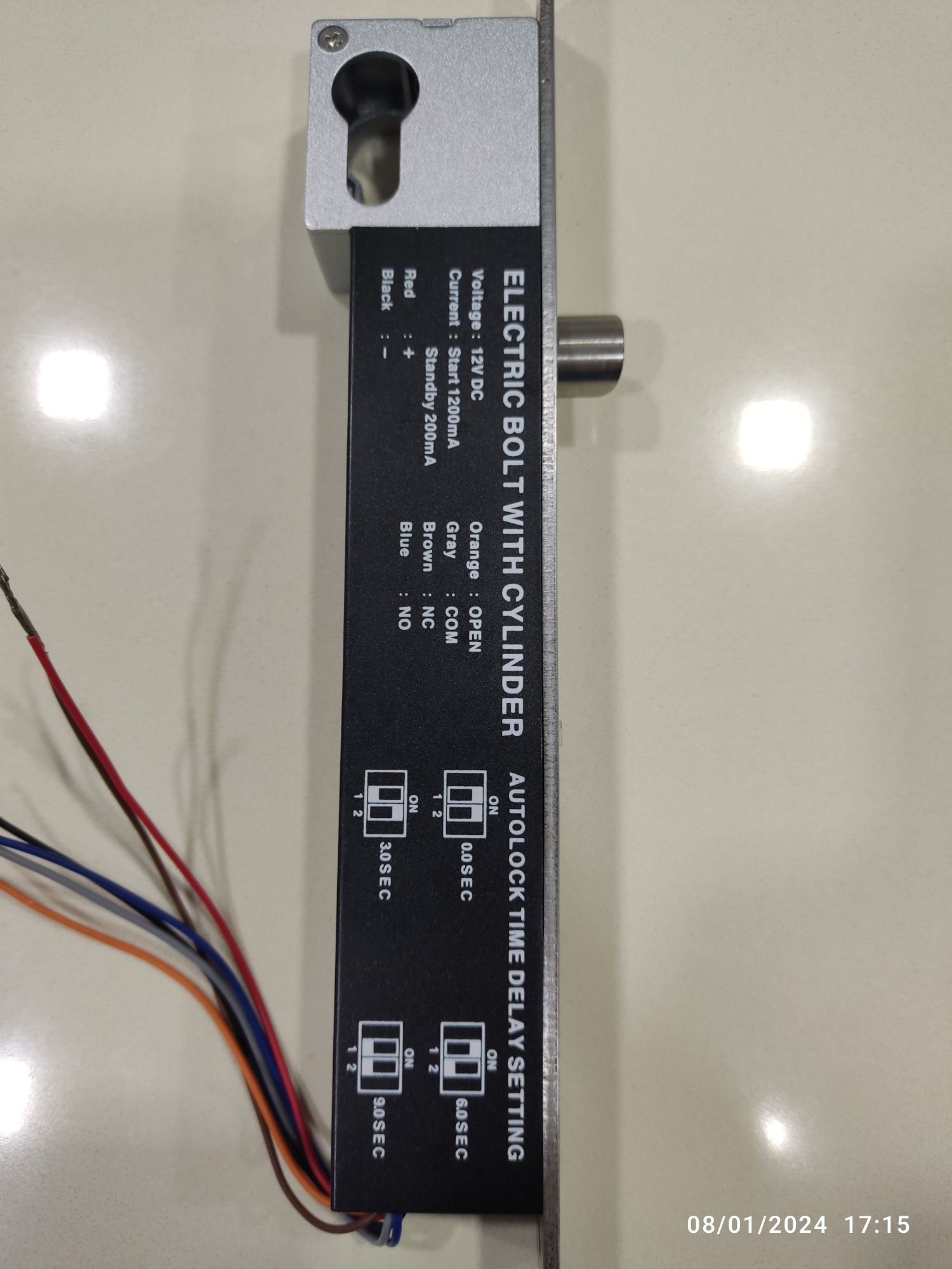 Fechadura elétrica inteligente 12v DC para condomínio