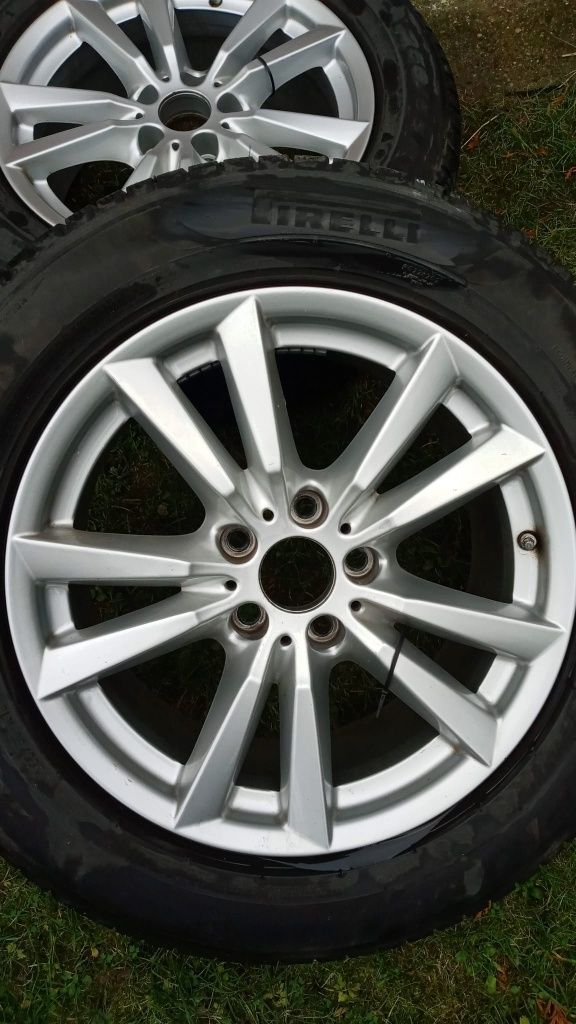 Komplet alufelg z oponami zimowymi 18 5x120 255/55 BMW X3