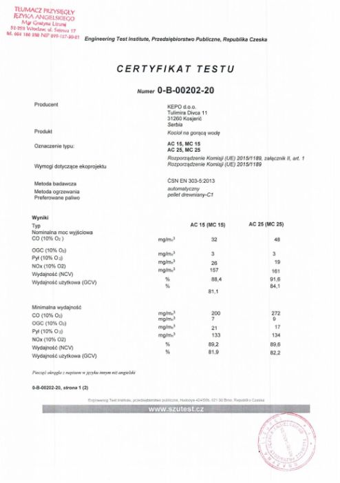 Kocioł na pellet Kepo MC 15/20/25 kW, piec, kotły, pellet, RATY 0%