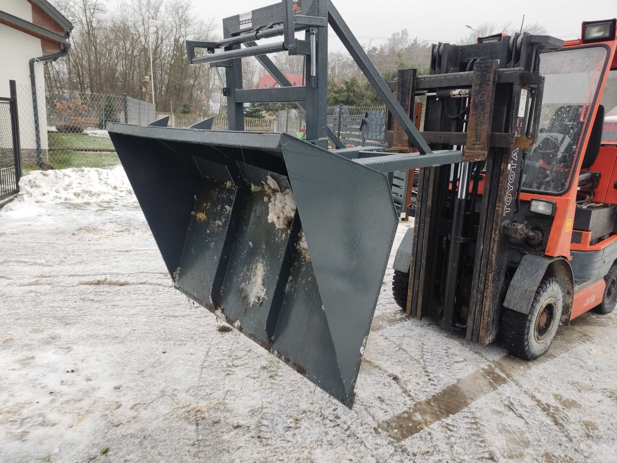 Łycha łyżka szufla pług do śniegu wózek widłowy