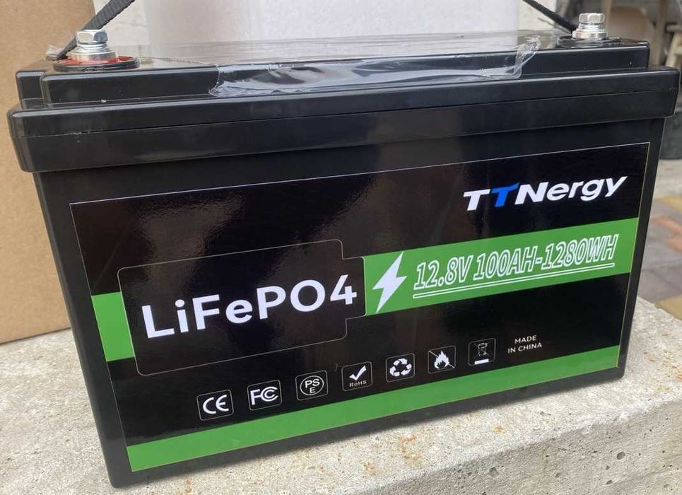 LiFePo4 12.8V 100ah Акумулятор