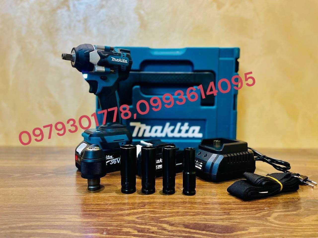 2в1 Гайковерт Аккумуляторный акумуляторний Бесщеточный Makita DTW650BL