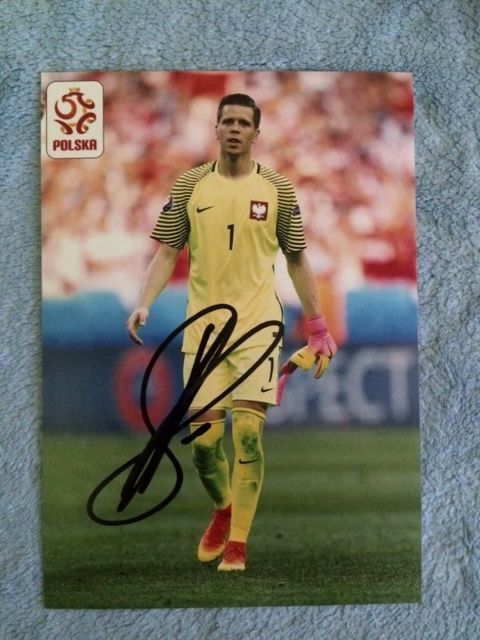 Wojciech Szczęsny oryginalny autograf