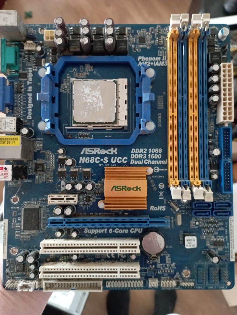 Материнская плата sAM3 процессор 3 ядра ddr2/ddr3