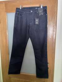 Nowe spodnie 36W 32L jeans granatowe F&F