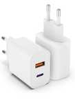Adapter USB C 20 W, 2 sztuki, ładowarka do iPhone 15