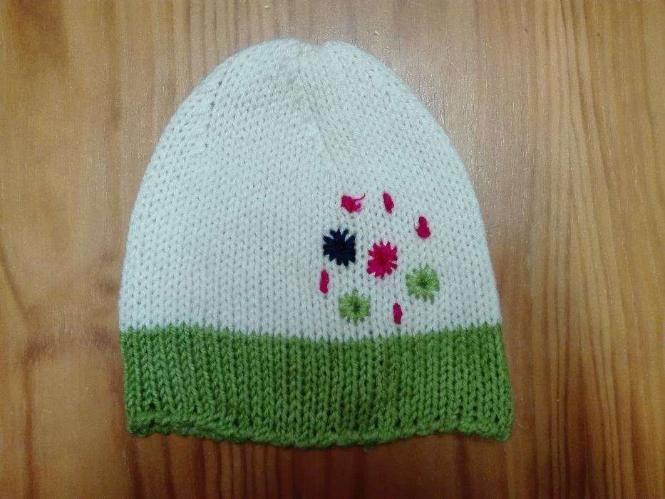 Gorro malha menina