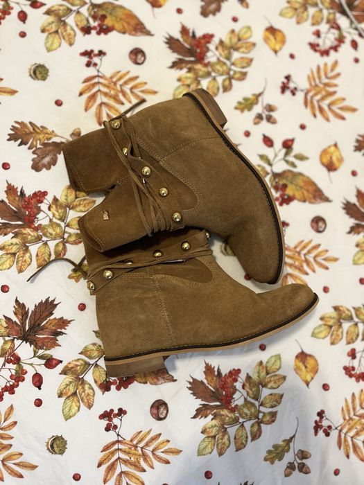 Buty botki skórzane 37 Bocci