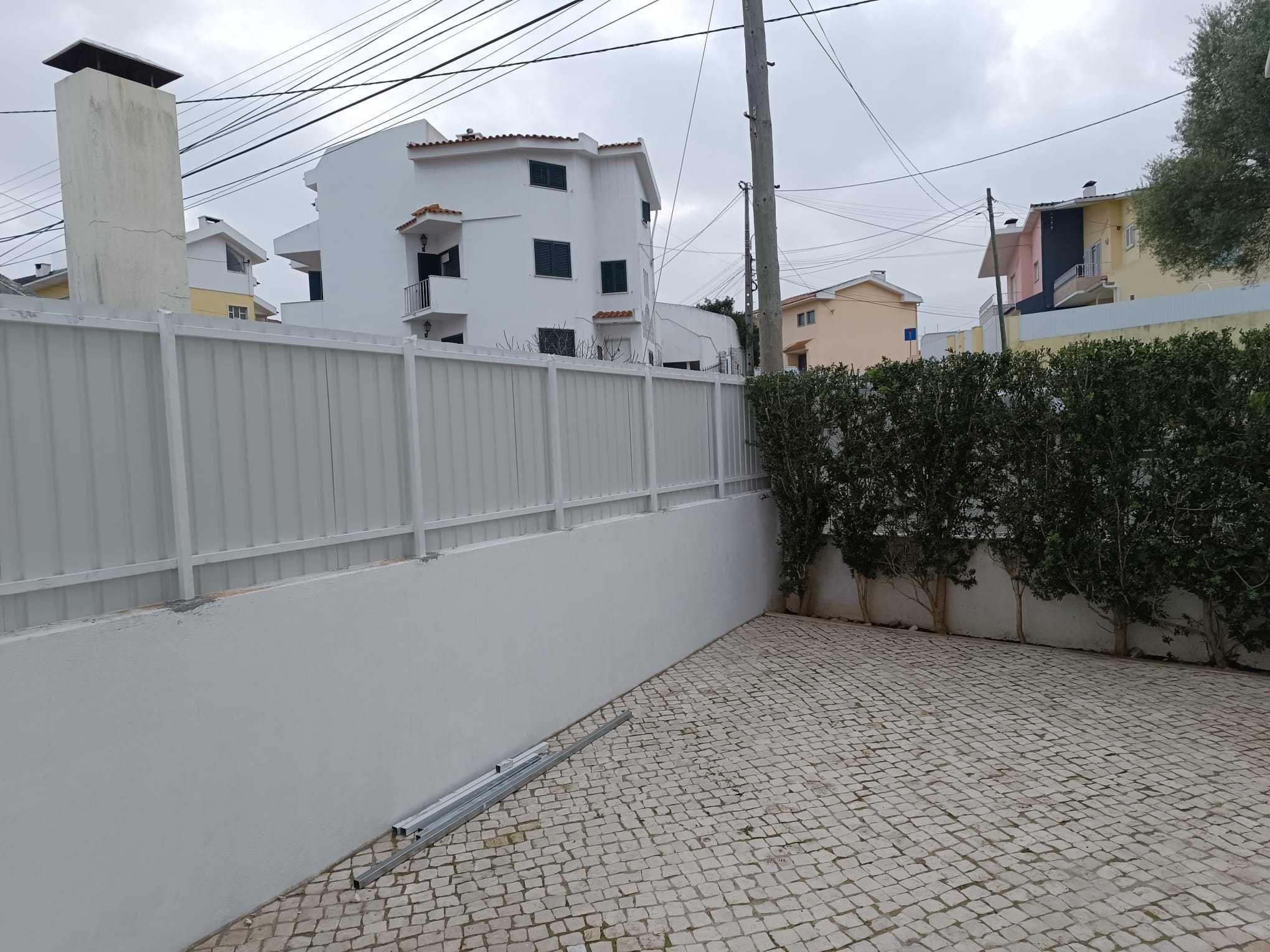 vedações em chapa/rede - serralharia e carpintaria