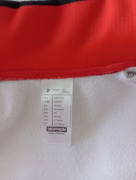Kurtka rowerowa NOWA Decathlon dla 14latka zimowa przeciwdeszczowa