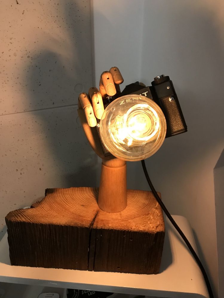 Lampa ręka zenit loft industrial imieniny urodziny pod choinkę