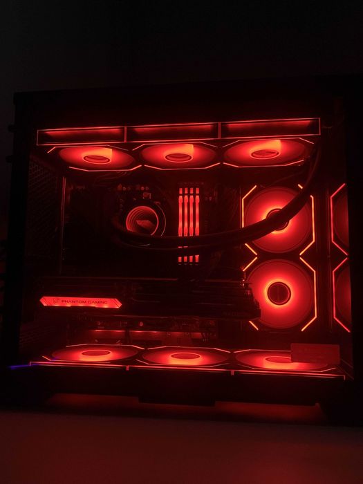 Komputer gamingowy, Lian LI, AMD, 32 GB RAM, Chłodzenie Wodne