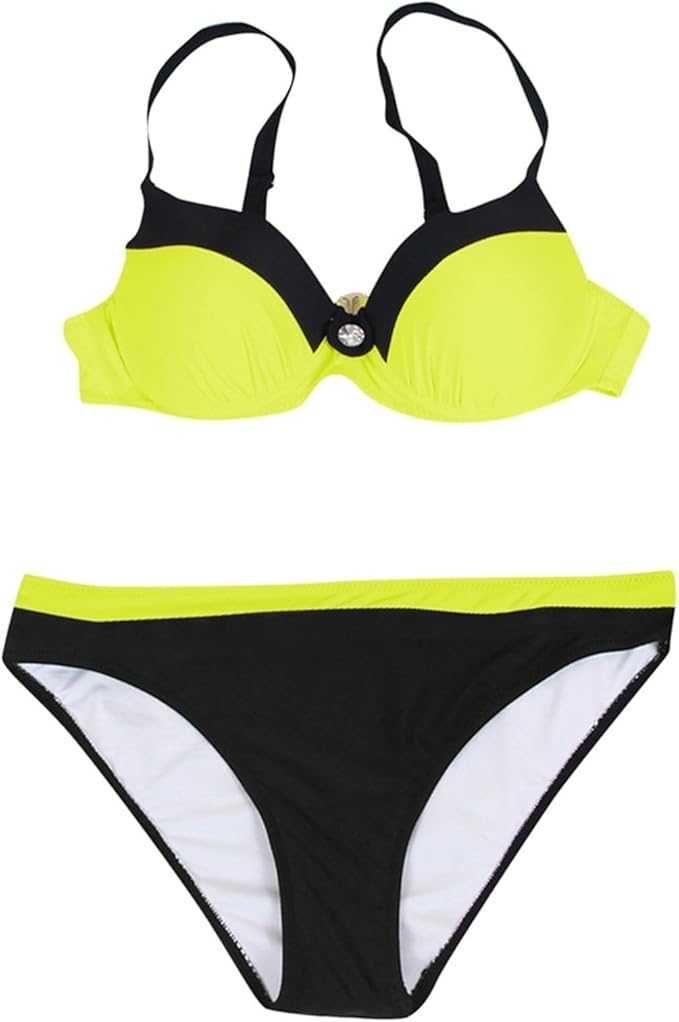 Strój kąpielowy dwuczęściowy bikini push up L