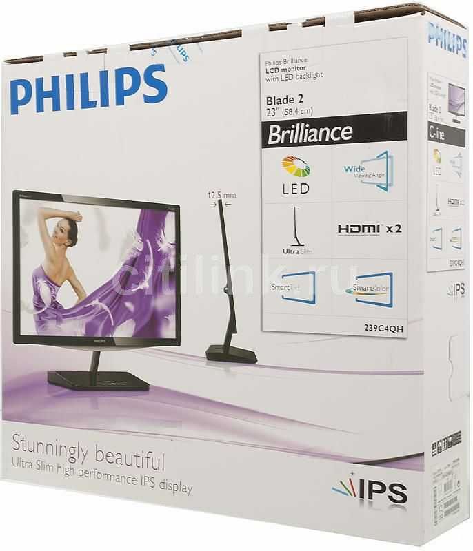 Монитор 23" Philips Brilliance 239C4QHSB (8000)