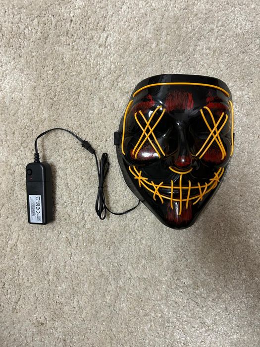 Świecąca maska Hallowen