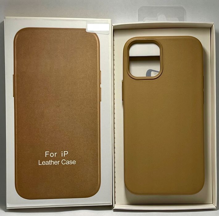 Etui Case Leather Skórzane Do Iphone 12 Pro Max