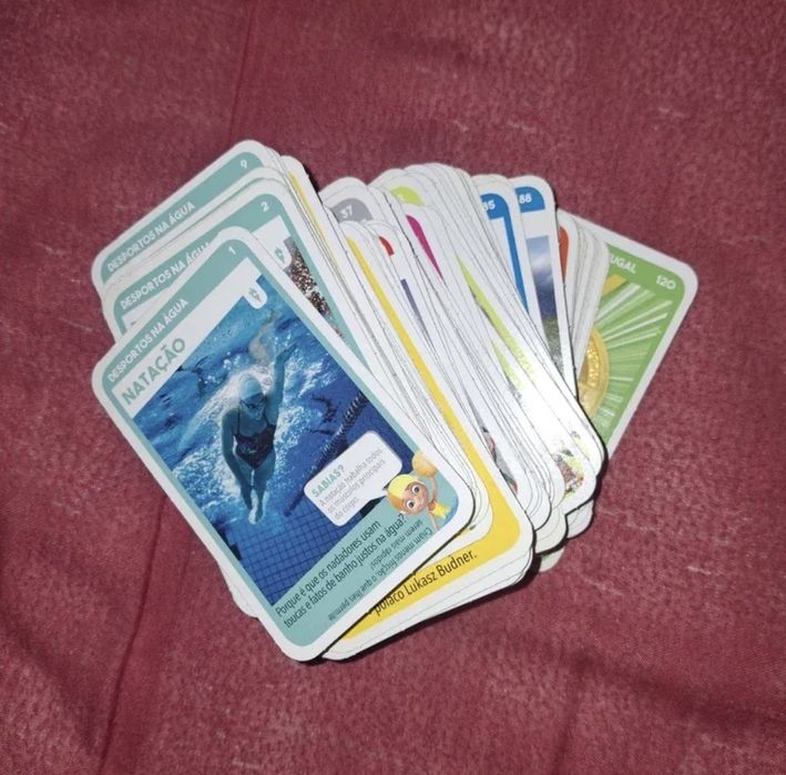Coleção completa cartas - Super Desportos