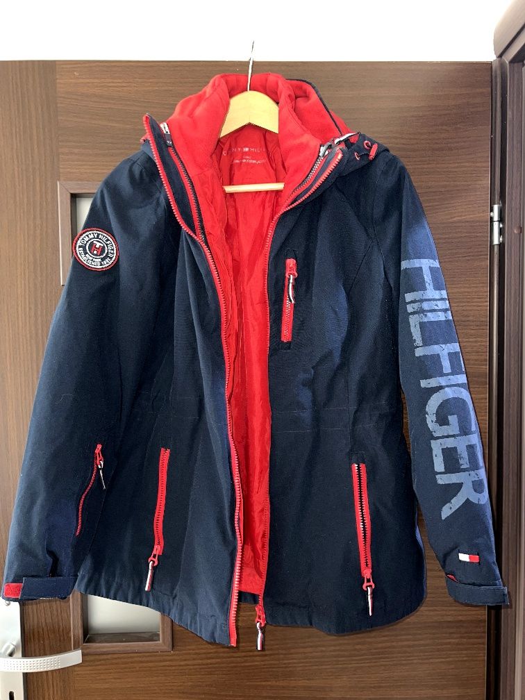 Kurtka damska Tommy Hilfiger 3-w-1 All Weather Systems Hood Jacket