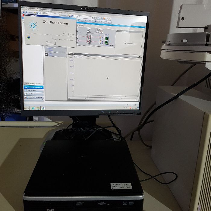 Agilent HP 6890 Cromatógrafo a Gás GC FID TCD Laboratório bom estado
