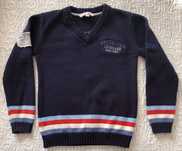 Sweter granatowy cool club r.134