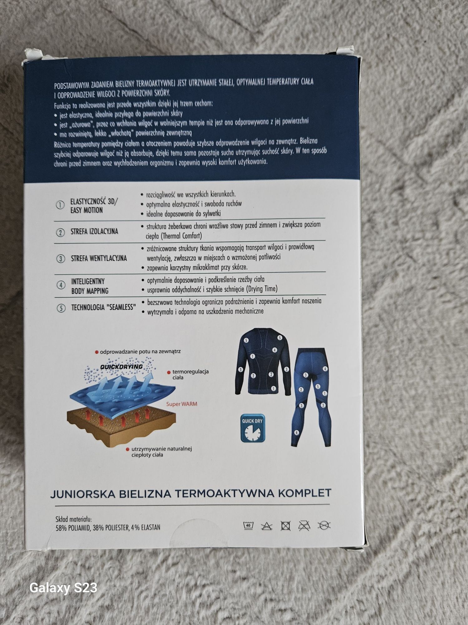 Termoaktywna bielizna
