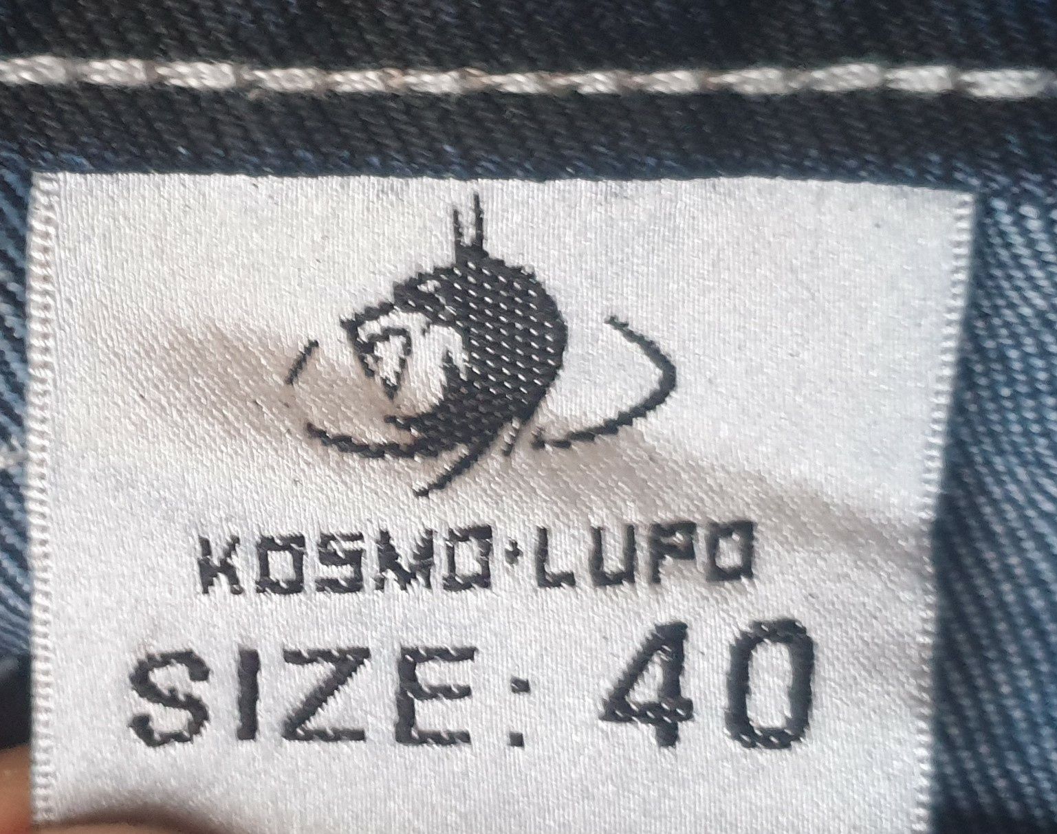 Męskie bawełniane spodnie y2k Kosmo Lupo rozmiar xl