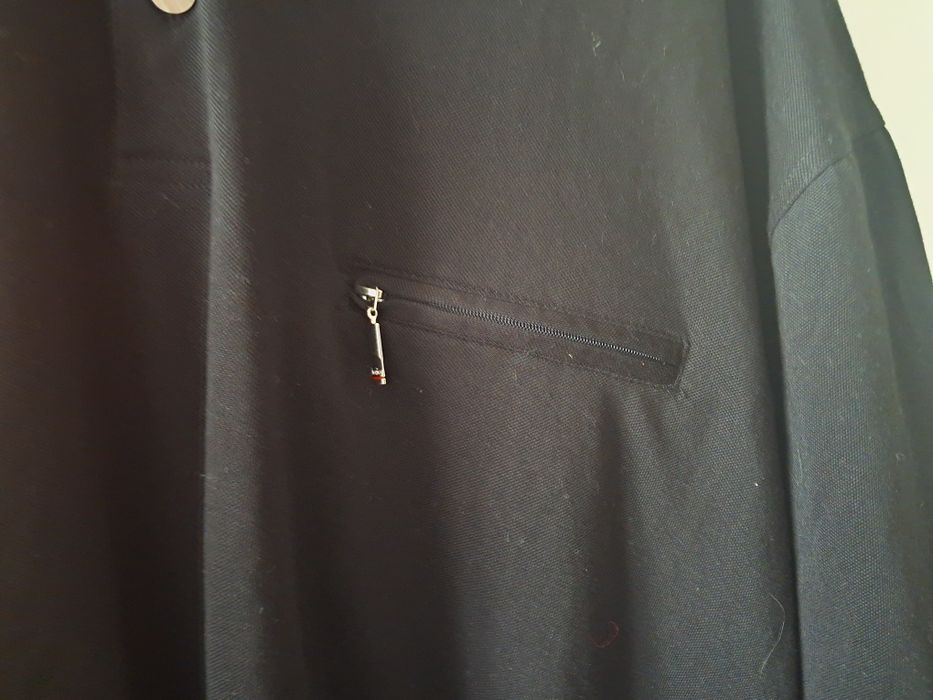 Czarna koszulka polo Hajo 5 XL