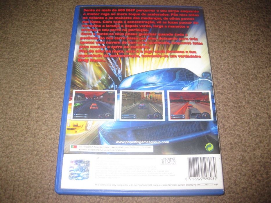 Jogo "Drag Racer USA" PS2/Completo!