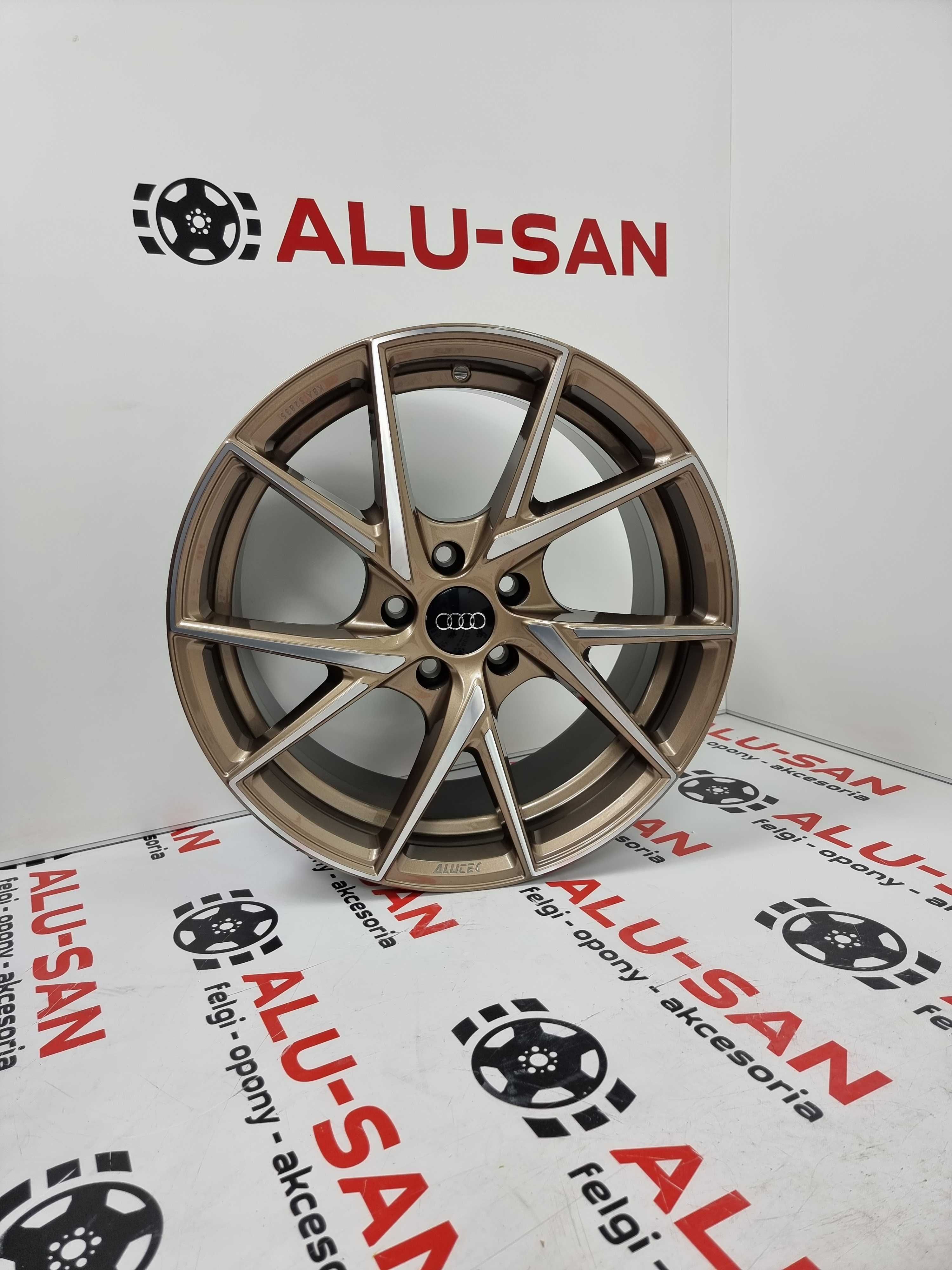 NOWE alufelgi AUDI 18" 5x112 A4 A6 A8 Q5 - Złote