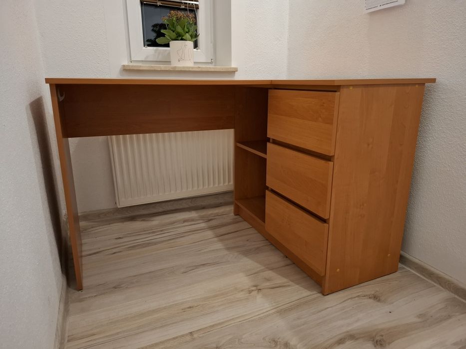 Biurko narożne olcha