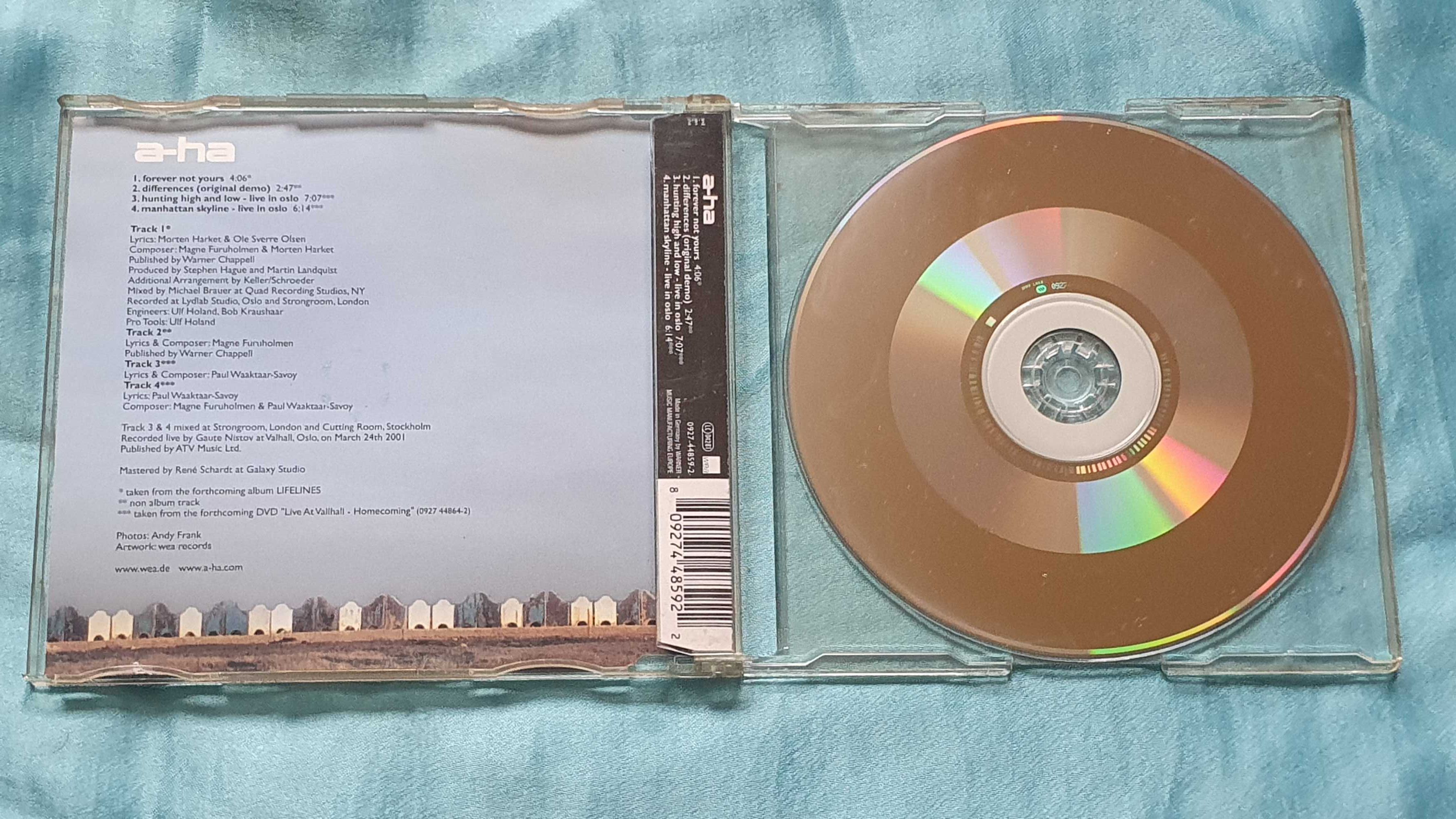 A-HA  -  Forever Not Yours  singiel  CD