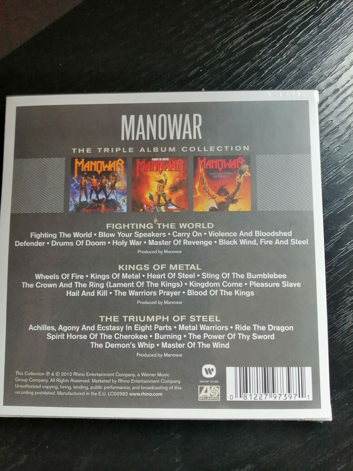 Płyta CD Manowar The Triple Album Collection 3 CD nowa folia