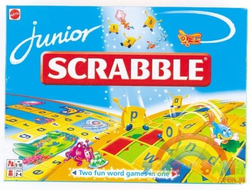 Gra slowna Scrabble Junior !!! Hasbro/IdealnyStan !!! Polecam Katowice