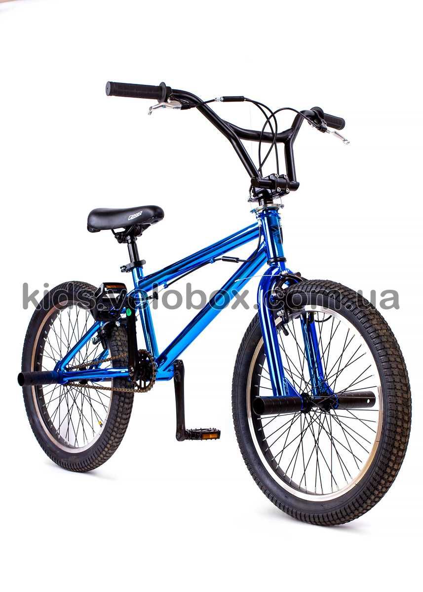 велосипед трюковий BMX БМХ для підлітка трюковий 20 Crosser Rainbow
